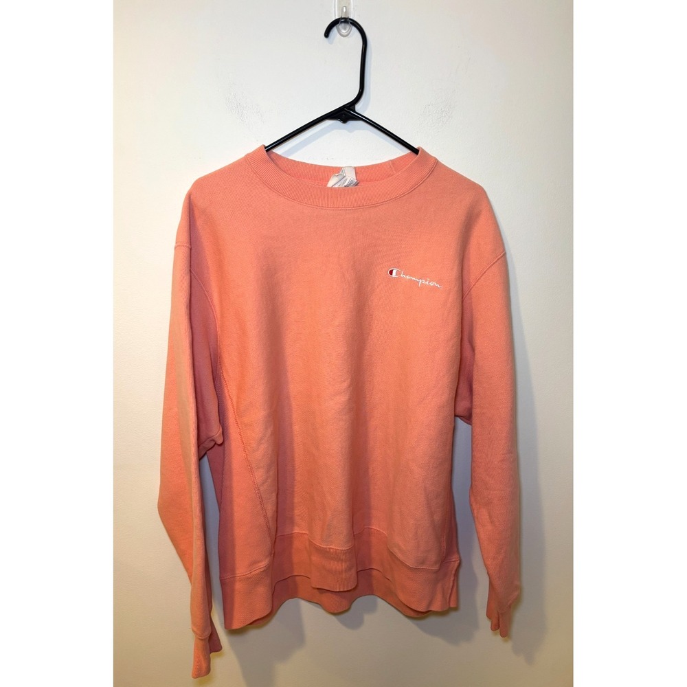 Champion Reverse Weave Salmon Large Crewneck Men/Unisex